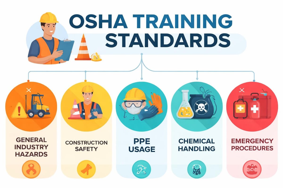 OSHA training requirement categories