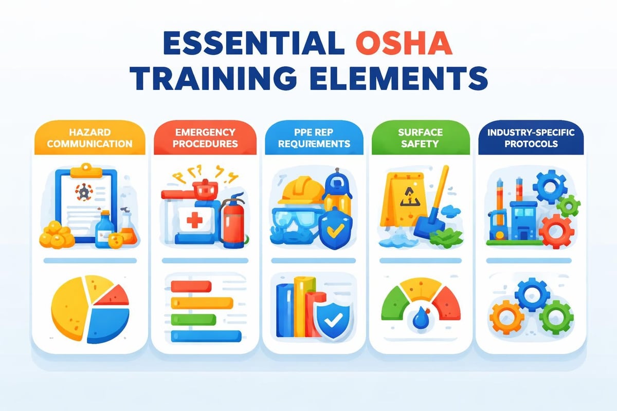 Core OSHA training topics