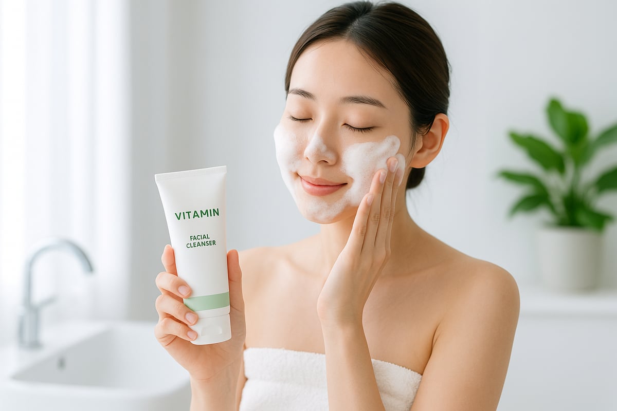 ビタミン配合洗顔料を最大限活かす正しい使い方