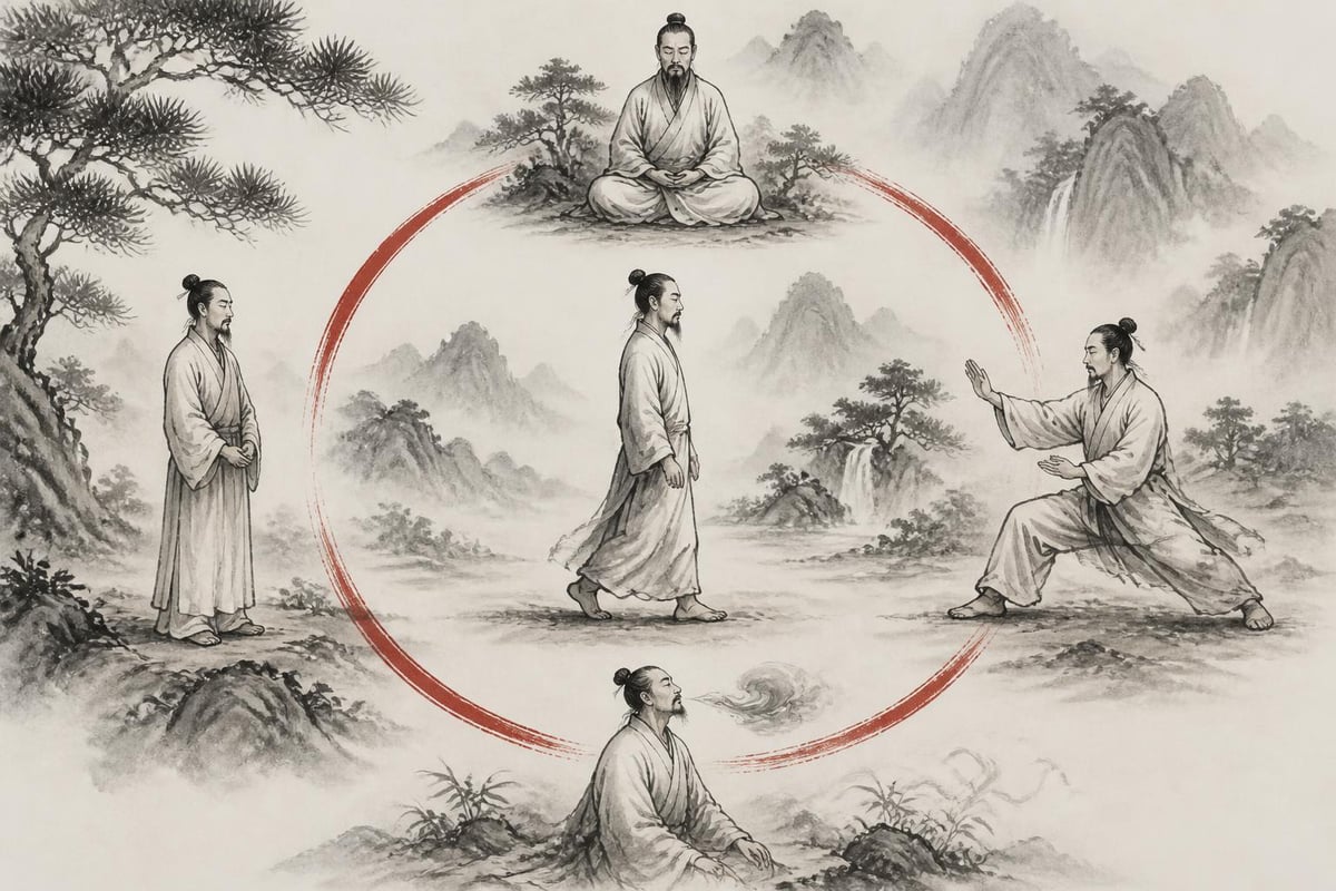 Daily tai chi practice integration