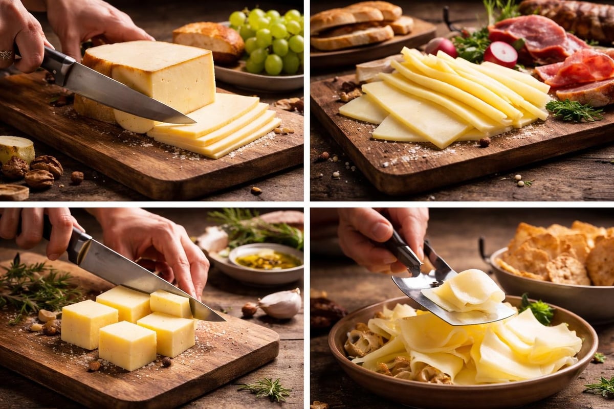 Käse schneiden Tradition
