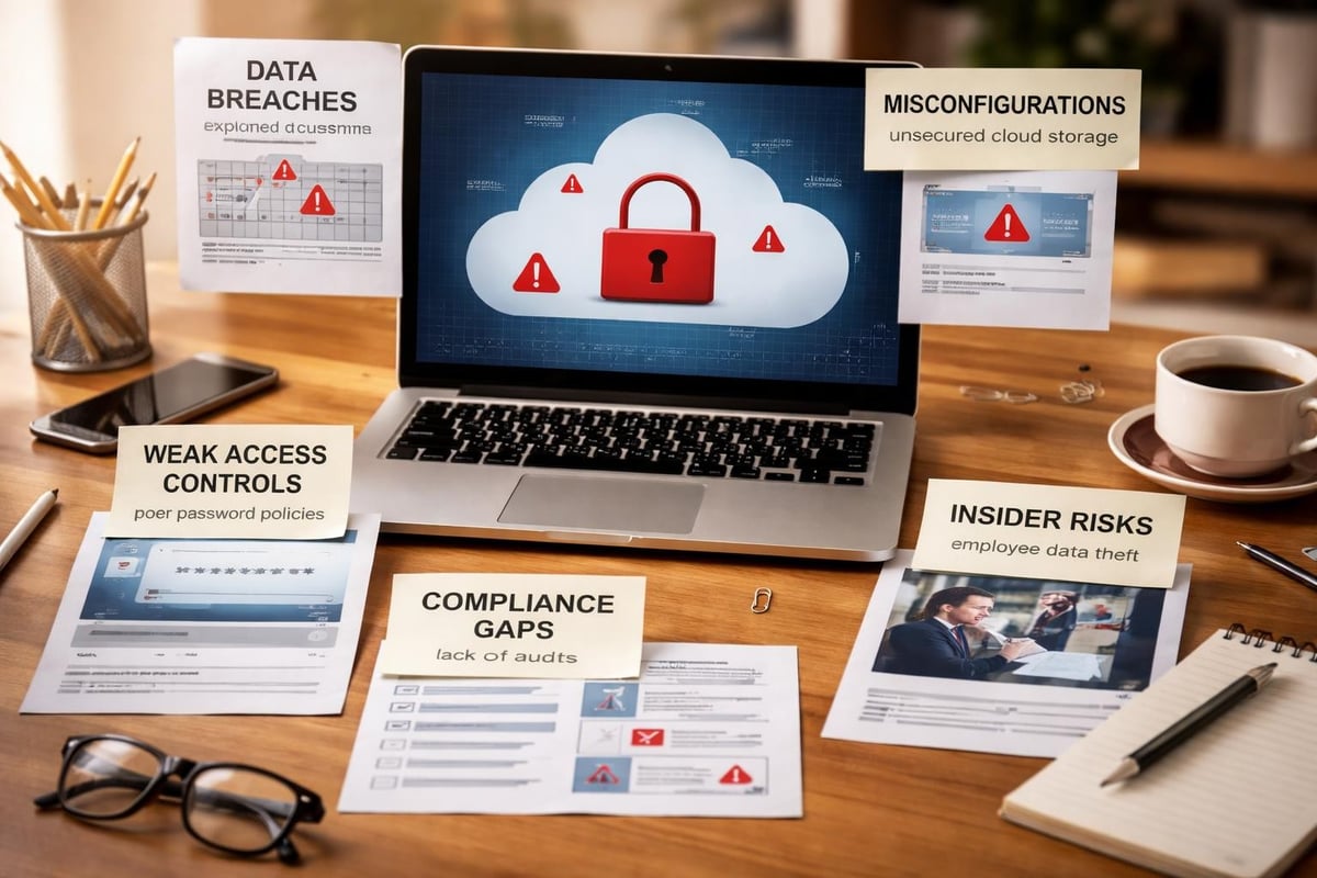 Cloud security threat categories