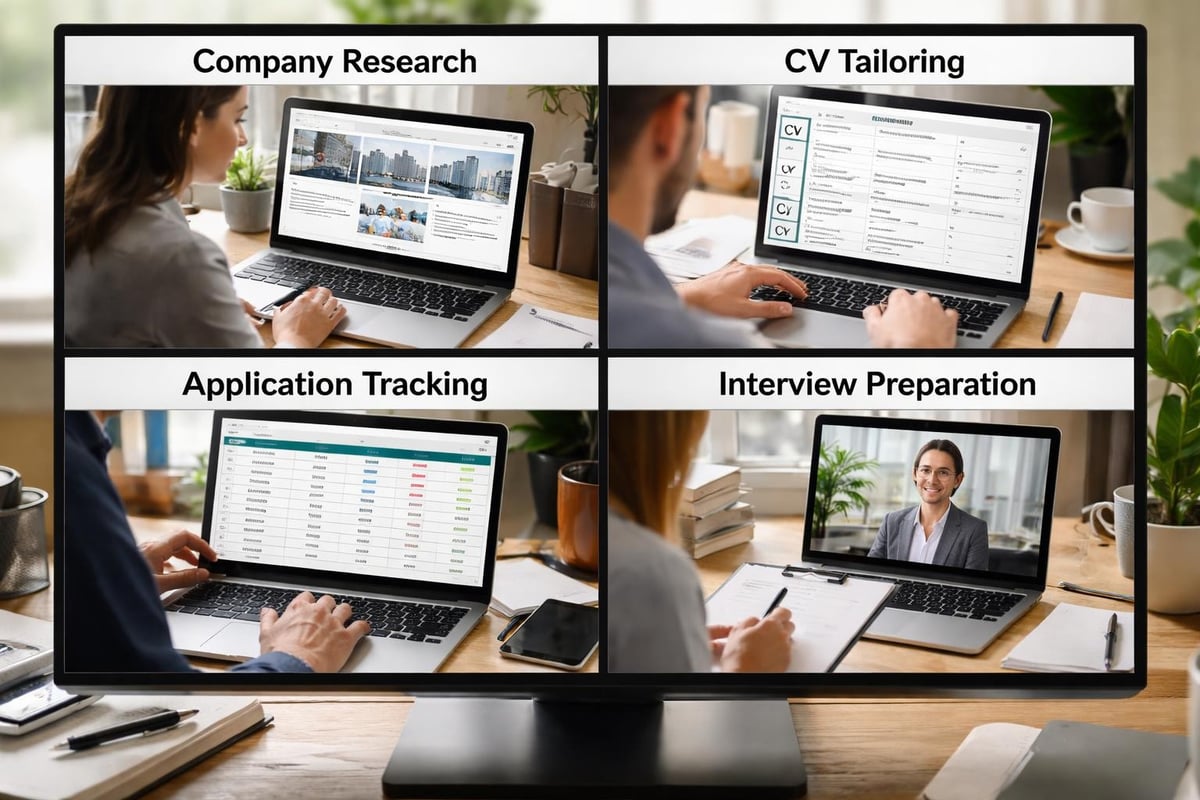 Job Hunting for a Professional in 2026: Expert Guide 4 Application tracking workflow