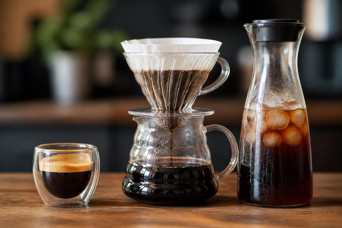 Méthodes d'extraction du café