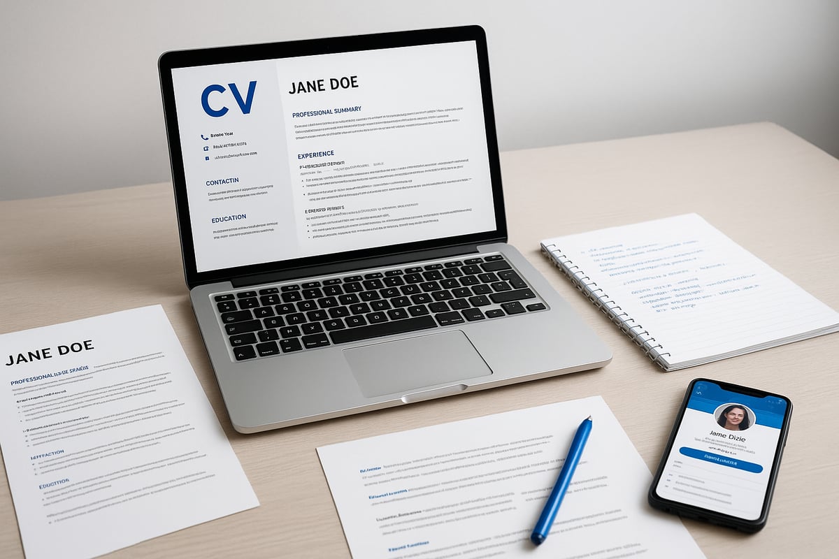 CV For Professional Job: The Essential Guide For 2025 3 Step-by-Step Guide to Writing a CV for Professional Jobs