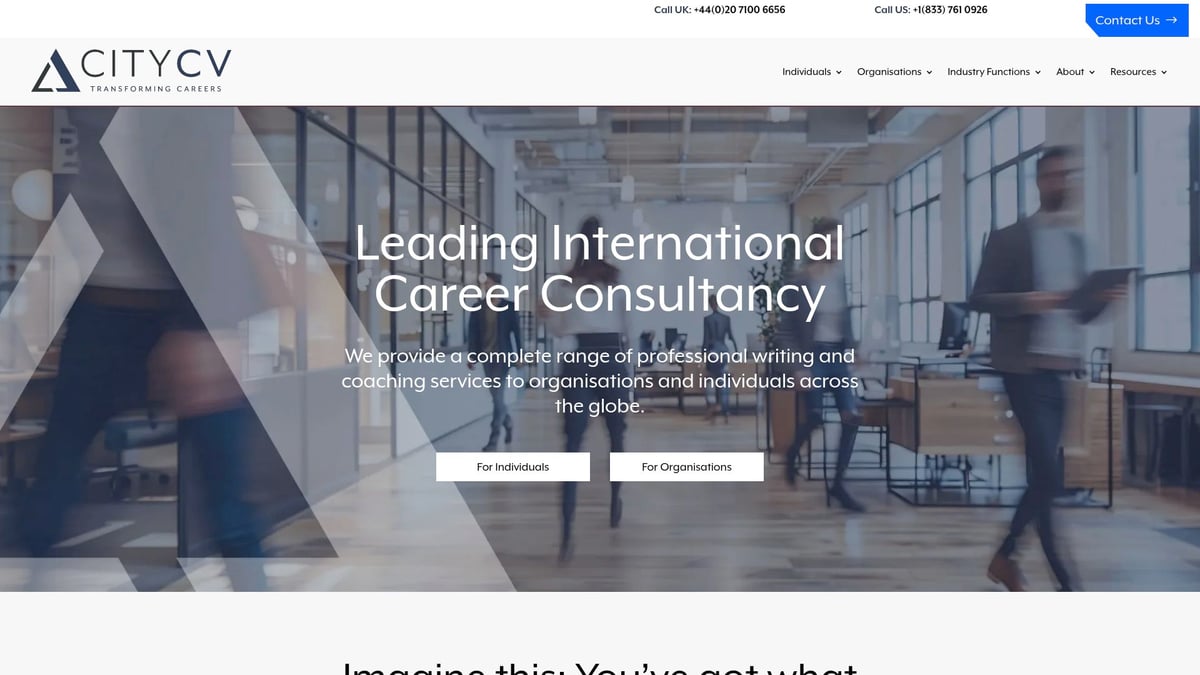 7 Essential Professional CV Writing Services for 2025 Success - City CV