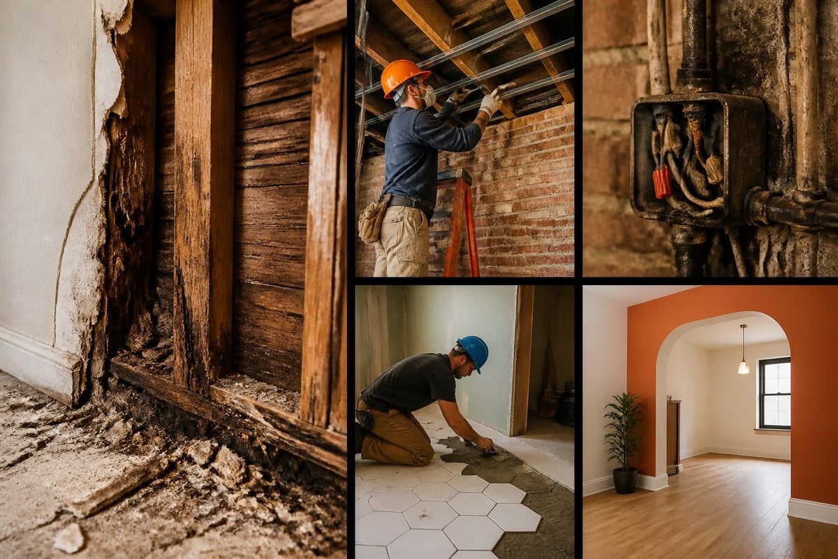 Common restoration renovation obstacles