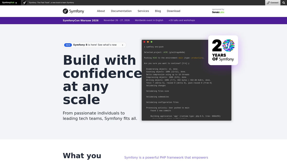 8 Must-Know SaaS Framework Tools for 2026 Success - Symfony
