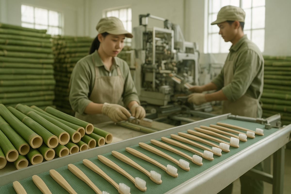 Sådan fremstilles en bambus tandbørste