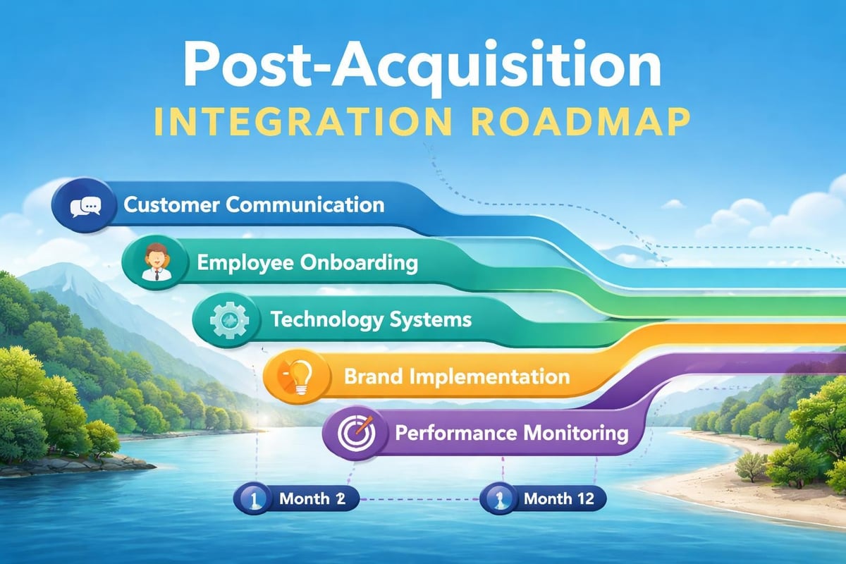 Brand acquisition integration timeline