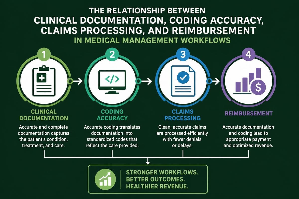 Revenue cycle and medical management connection