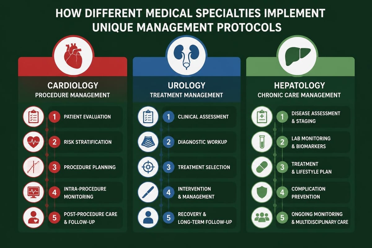 Specialty medical management workflows