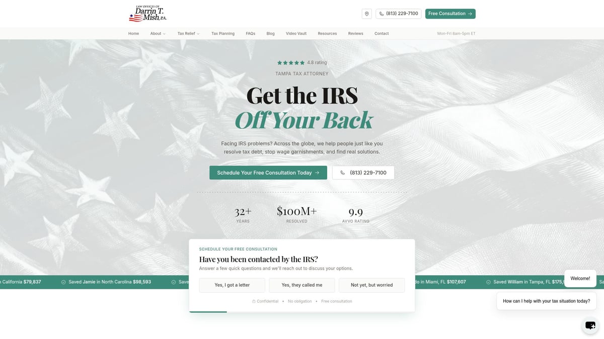 The Insider's Guide to IRS Tax Offices in 2026 - Get Professional Tax Help from Law Offices of Darrin T. Mish, P.A.