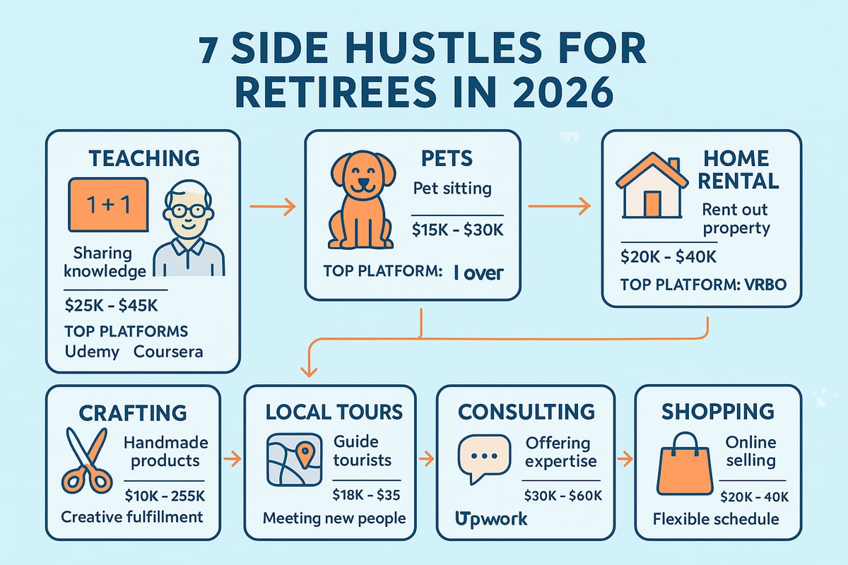 7 Unique Side Hustles for Retirees to Boost Income in 2026
