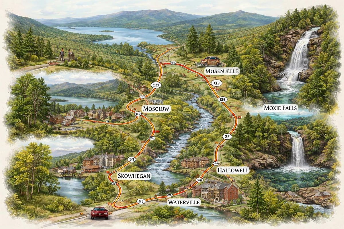 Kennebec Valley scenic routes