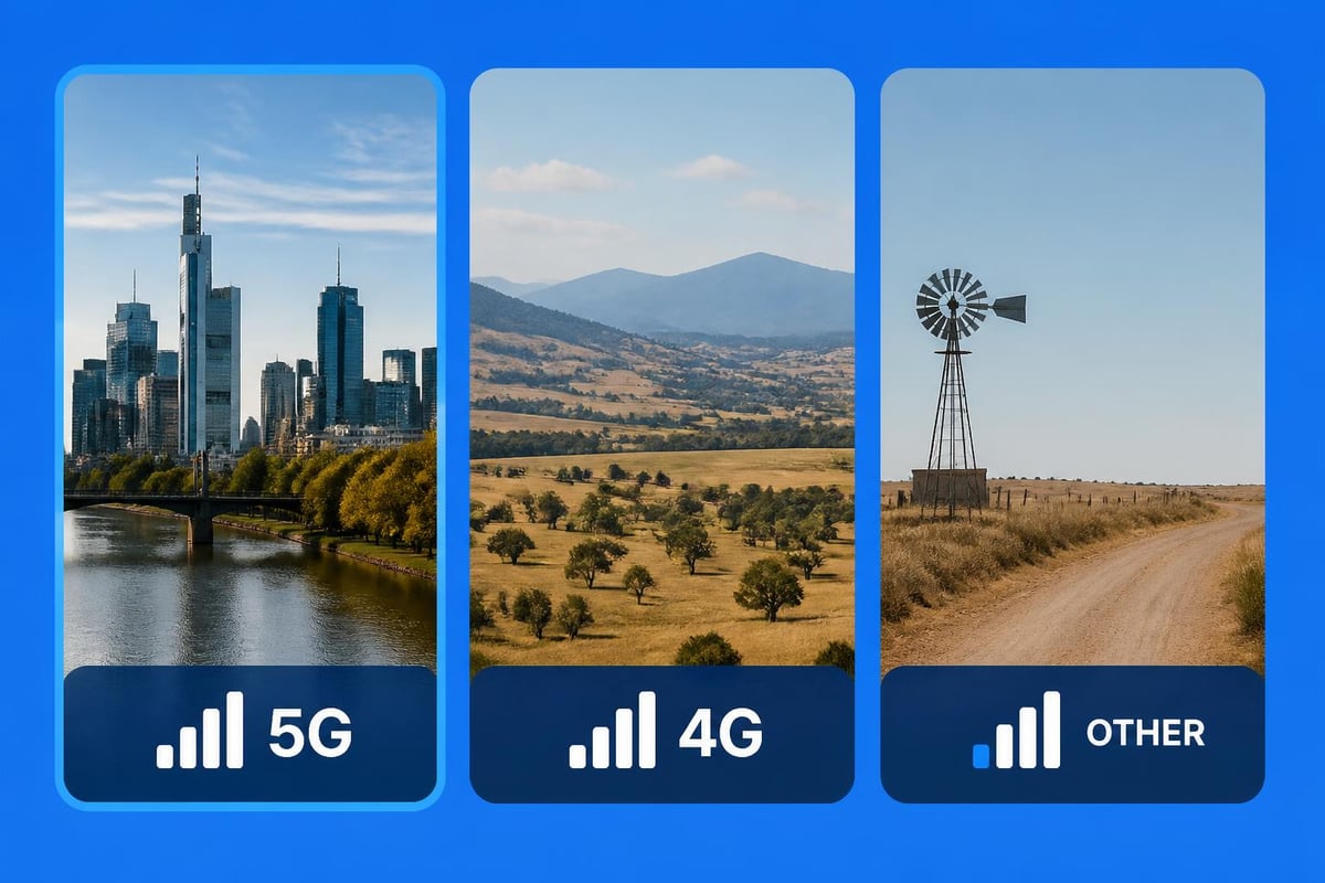 Telstra network coverage comparison