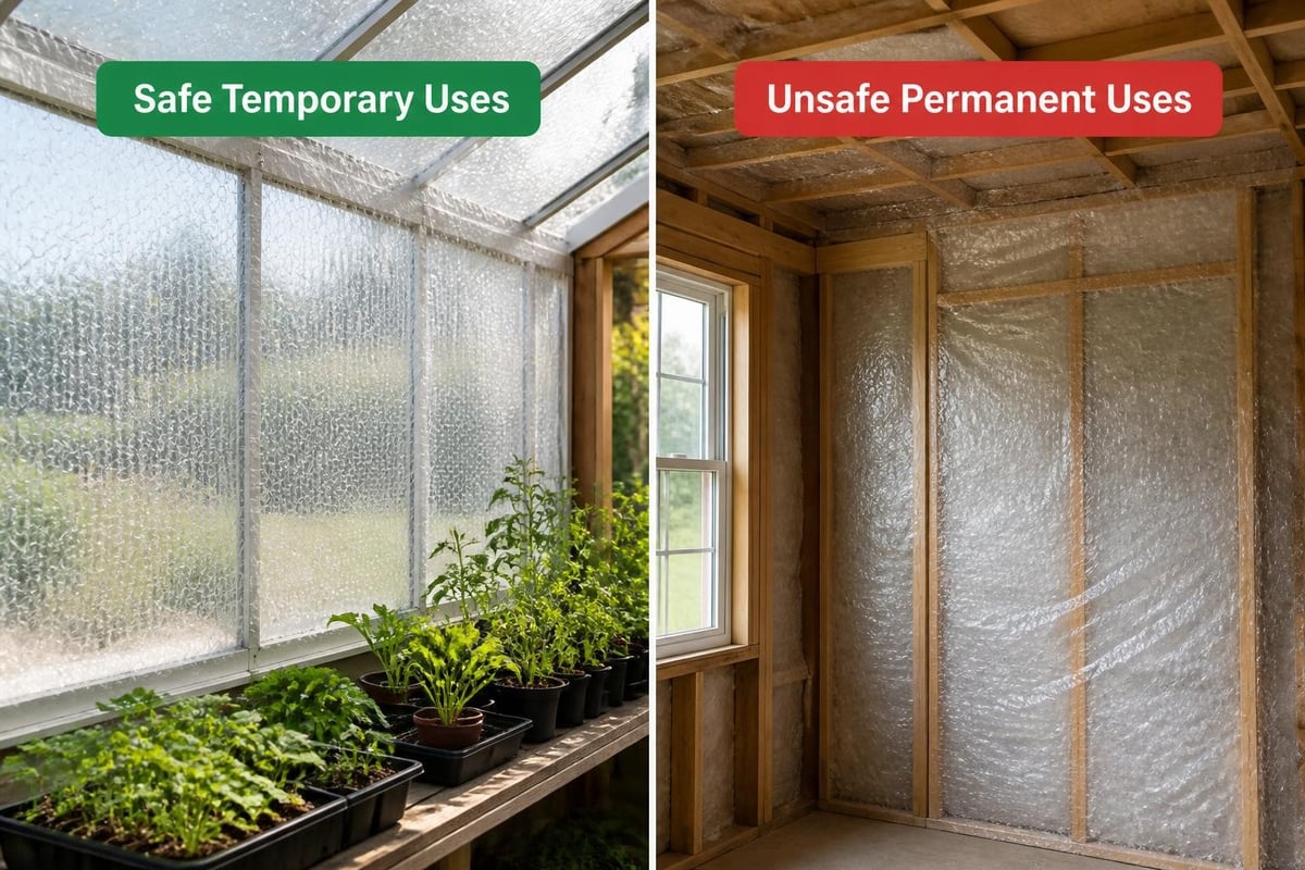 Appropriate bubble wrap applications