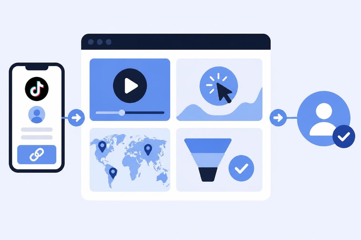 TikTok analytics dashboard