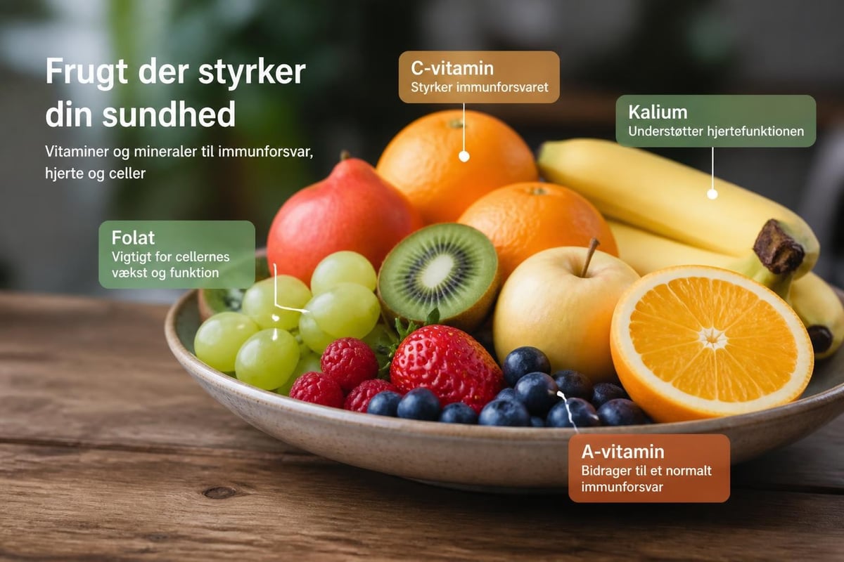 Frugtens vitaminer og mineraler