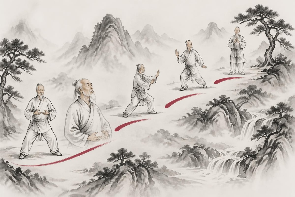 Building tai chi practice routine
