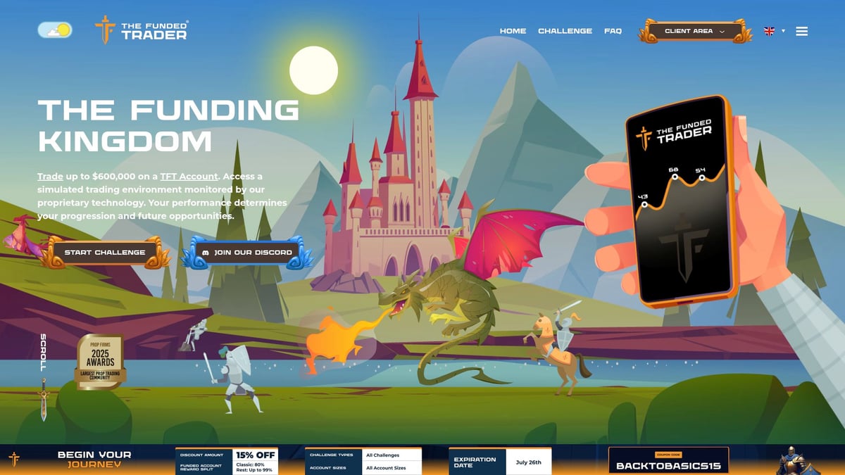 7 Best Free Prop Firm Challenge Options For Traders 2025 - The Funded Trader (TFT) Monthly Competitions