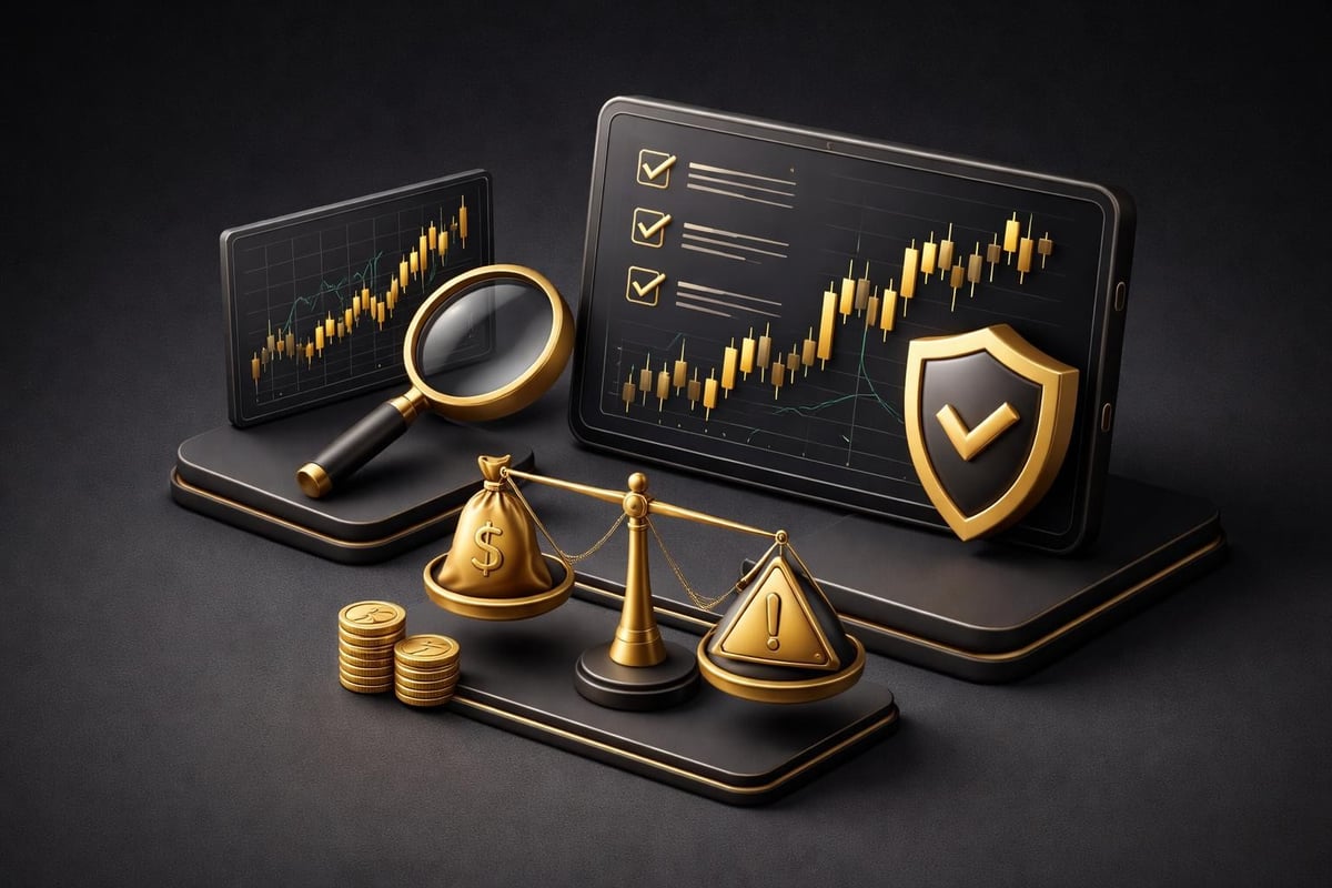 Pre-trade checklist and post-trade review system