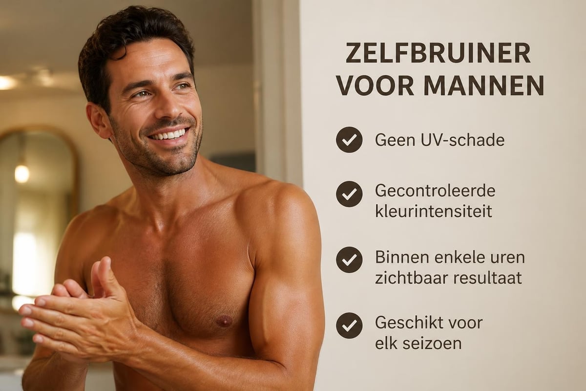 Vergelijking voordelen zelfbruiner versus zonnen