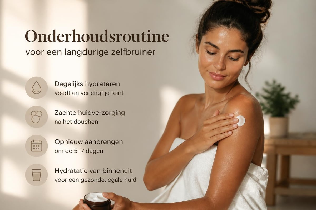 Onderhoudstips voor langdurige zelfbruiner