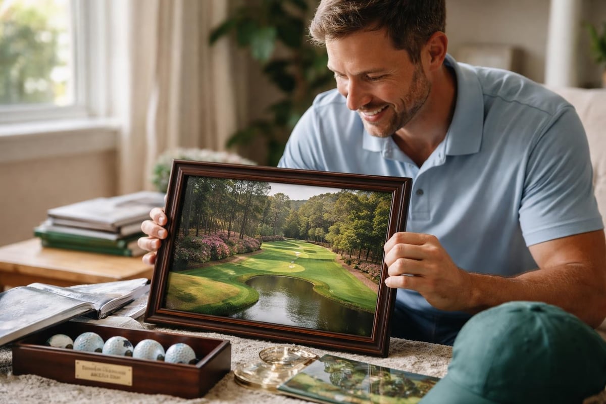 Personalized golf gift selection