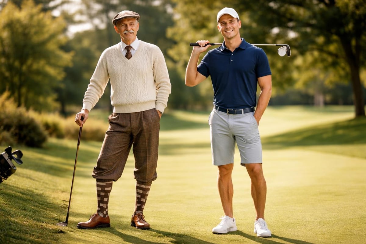 Golf fashion versatility