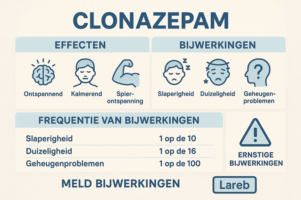 Effecten en Bijwerkingen van Clonazepam