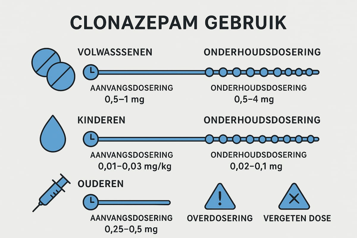 Gebruik en Dosering van Clonazepam