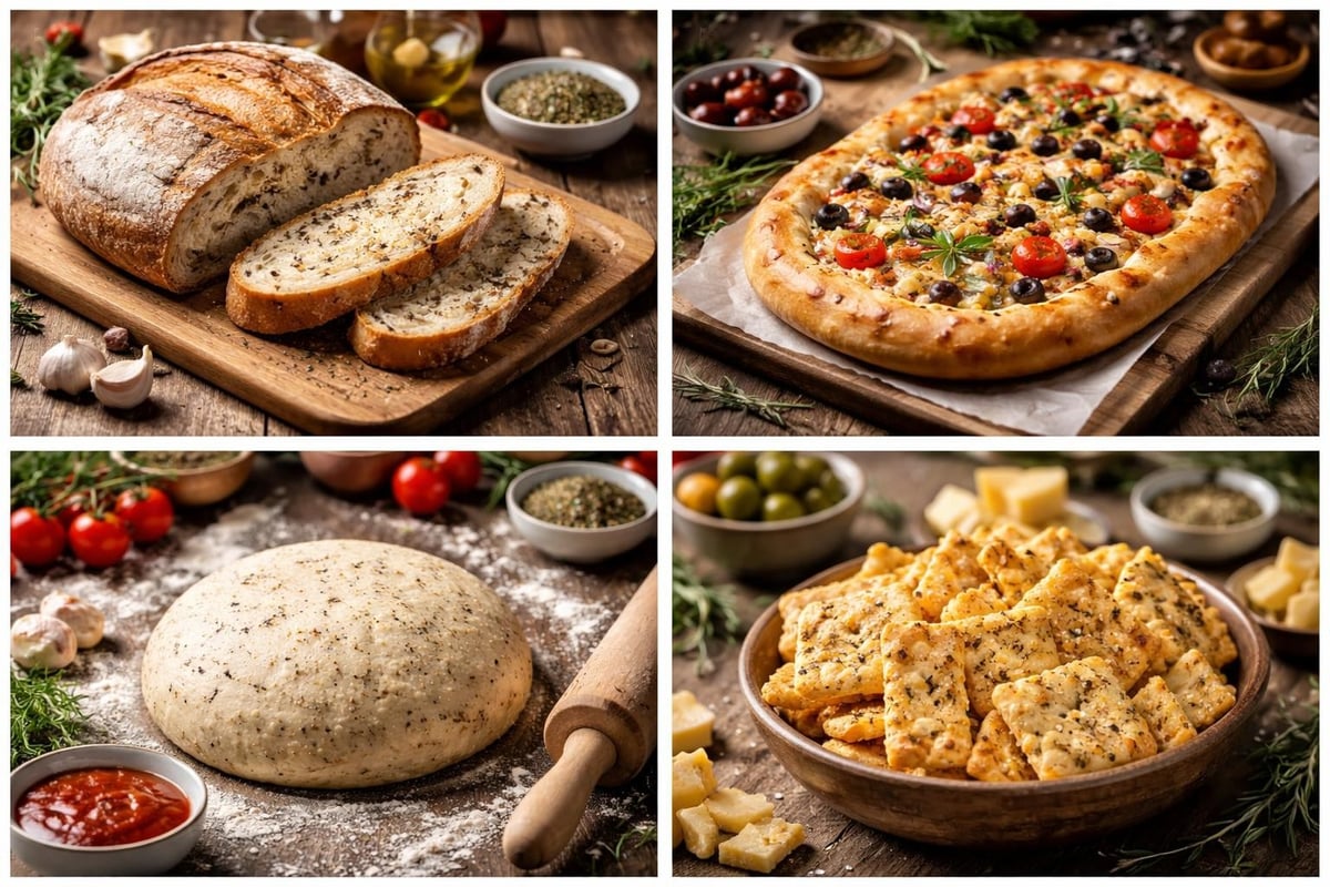 Herbes de Provence dans les préparations boulangères