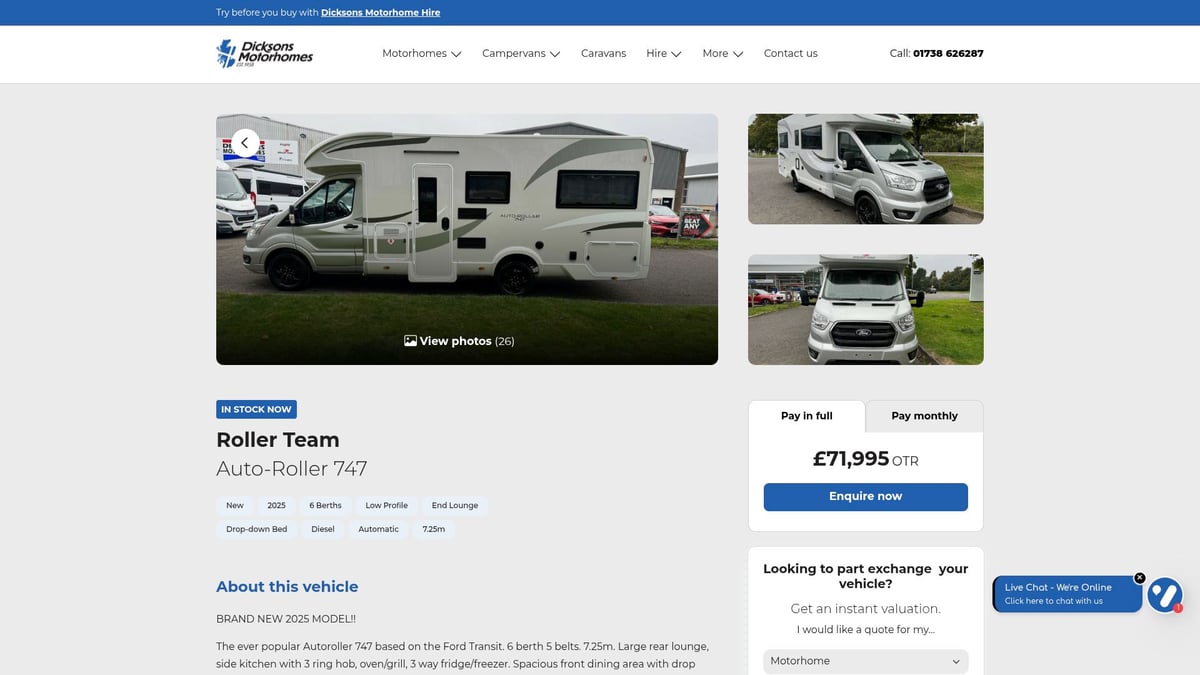 Top 7 6 Berth Motorhomes For Families In 2025 - Roller Team Autoroller 747