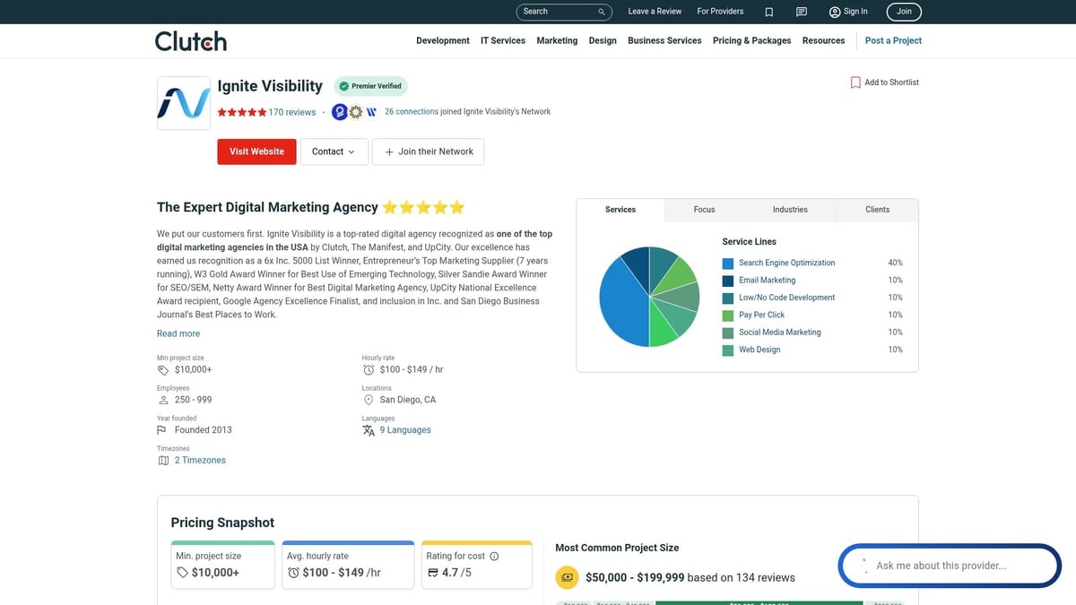 Top 7 Best Digital Marketing Agencies To Watch In 2026 - Ignite Visibility