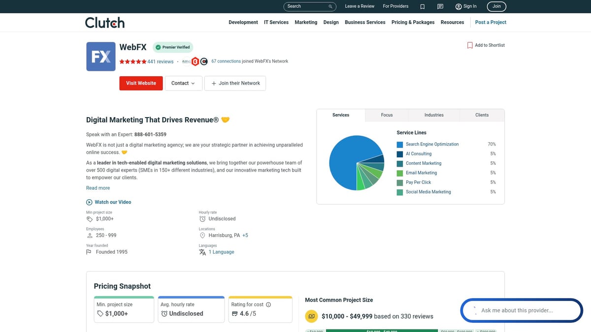 Top 7 Best Digital Marketing Agencies To Watch In 2026 - WebFX