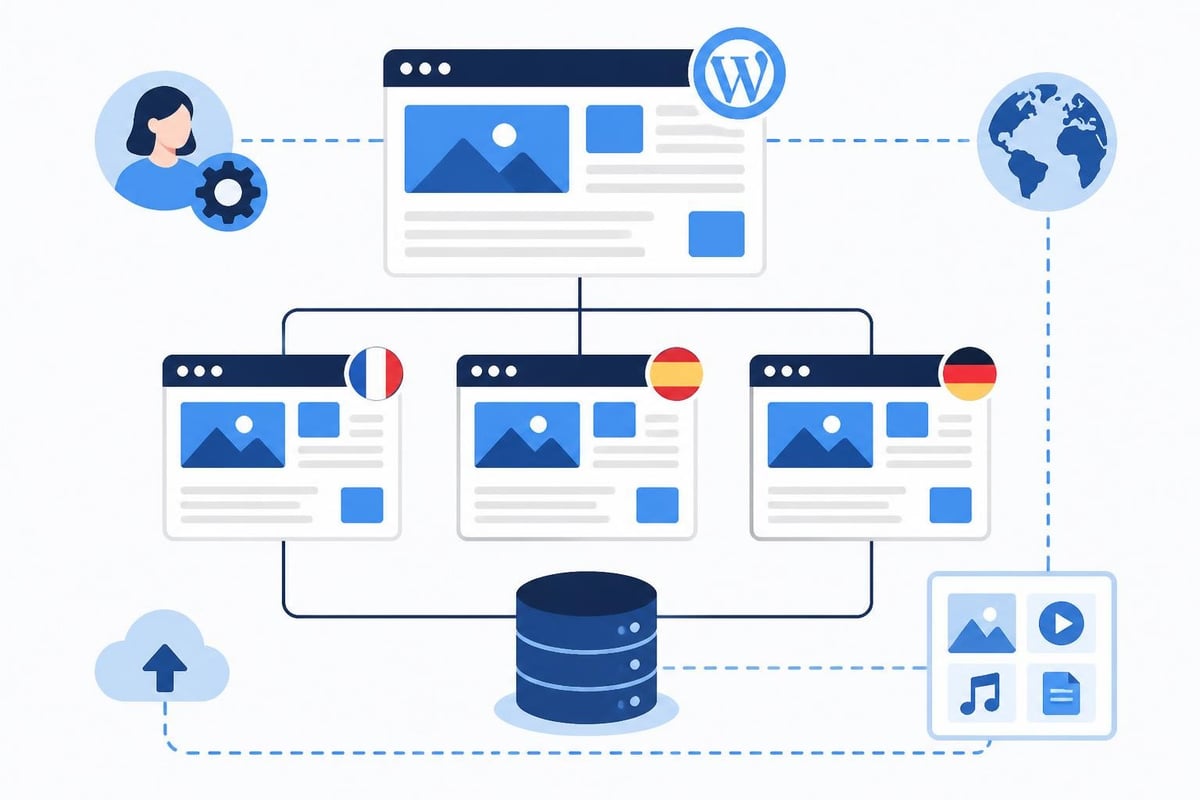 Architettura sito WordPress multilingua