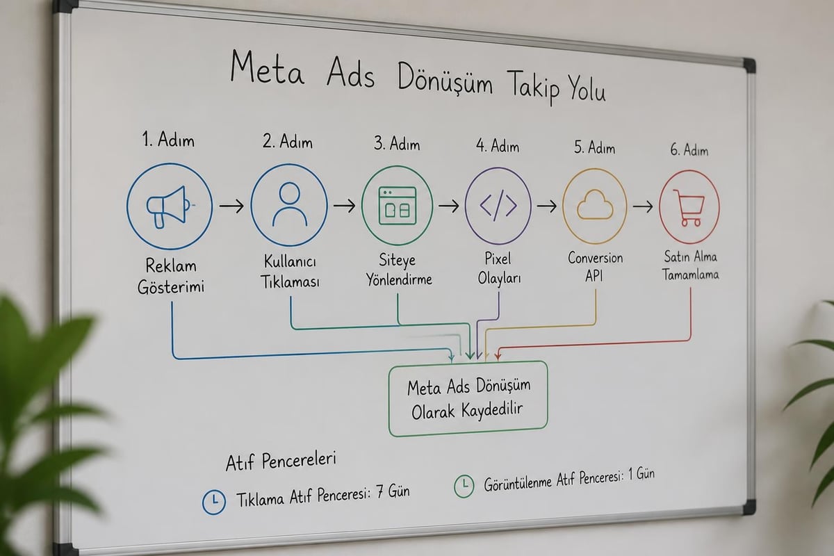 Meta Reklamları çalışmalarında Meta dönüşüm takibi