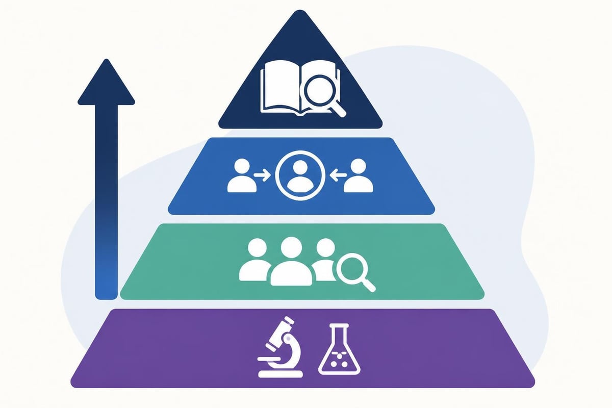 Evidence quality pyramid