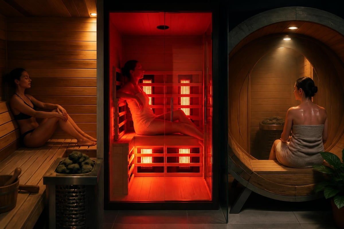 Sauna type comparison
