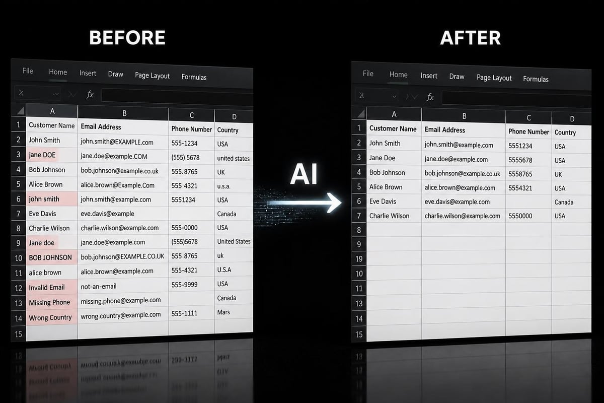 Data cleaning automation