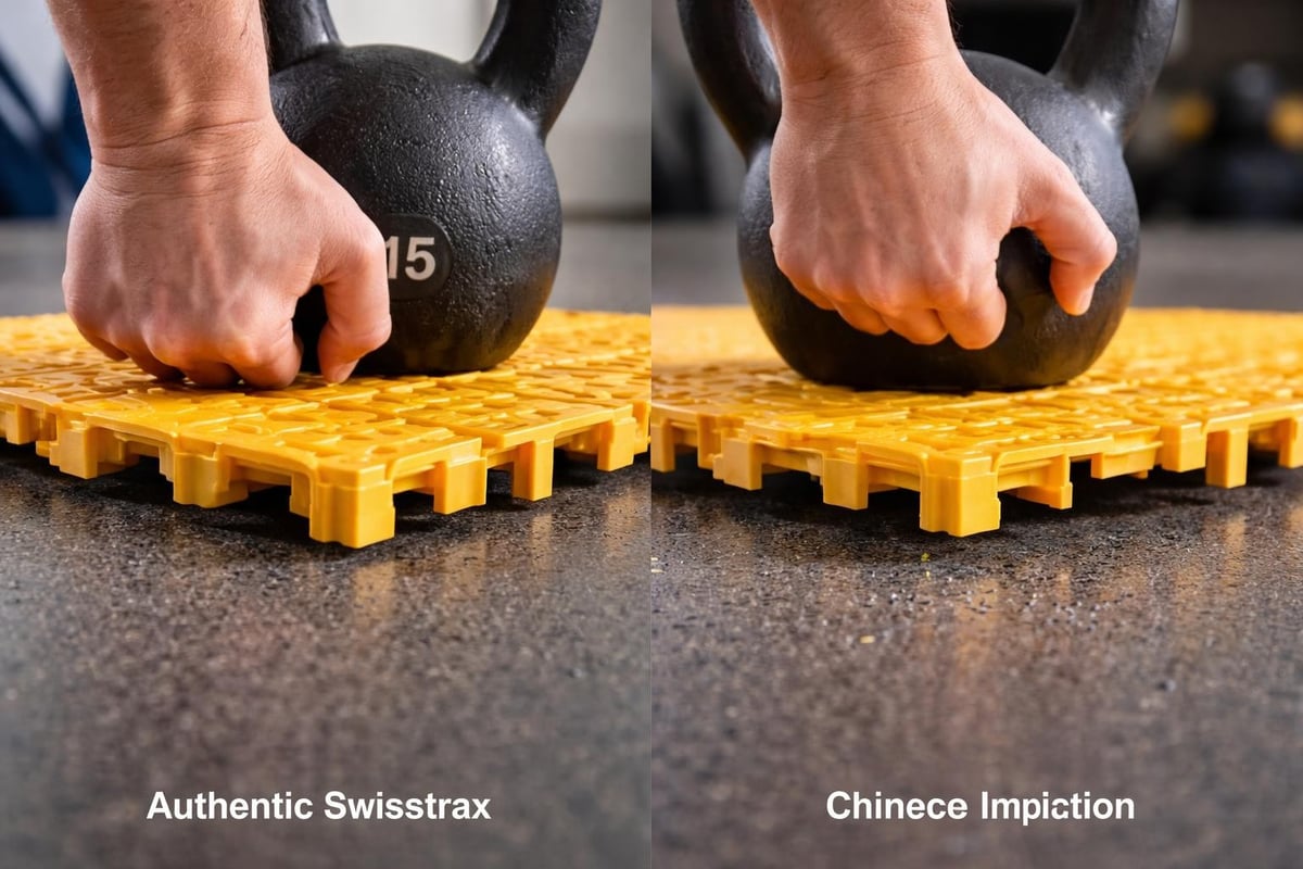 Genuine versus imitation tile comparison