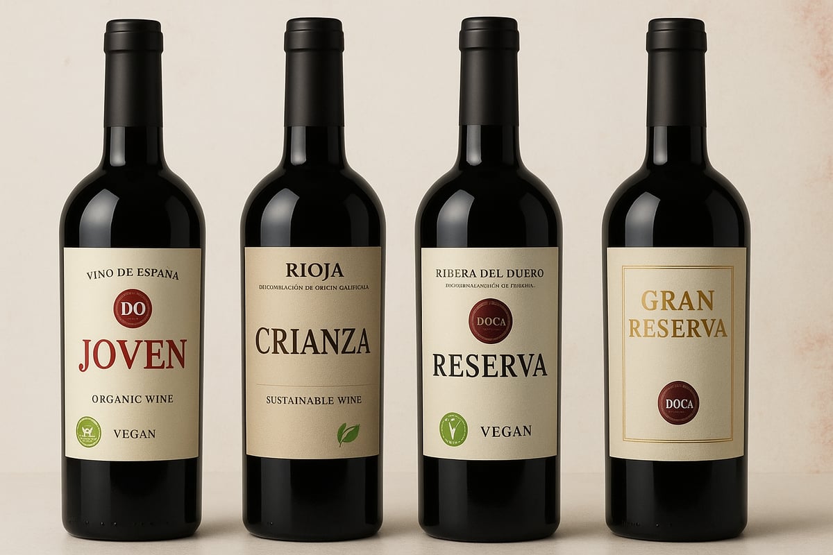 Að skilja spænskar vínmerkingar og flokka