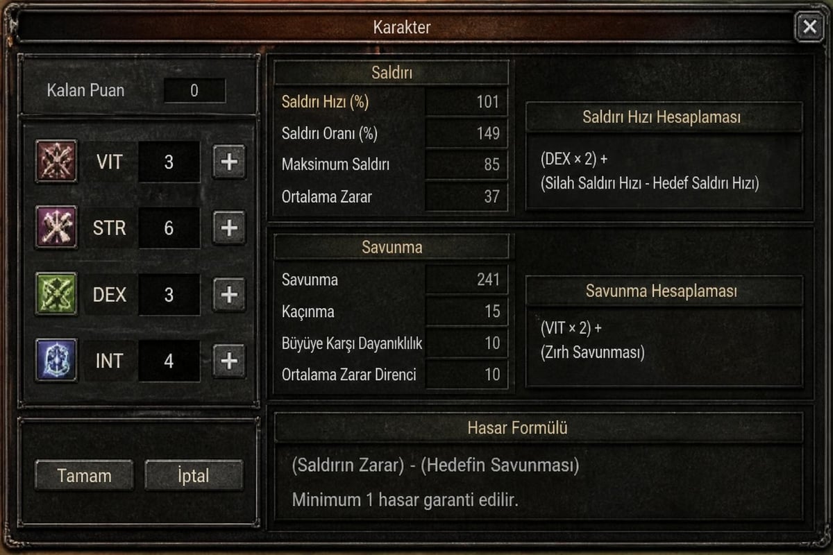 Old Metin2 combat mechanics
