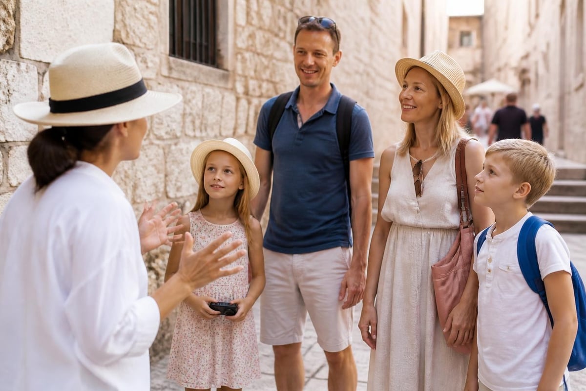 Family-friendly private tour structure