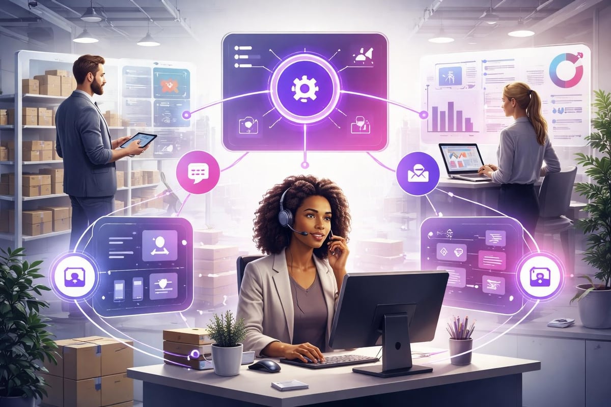 Multi-agent business automation