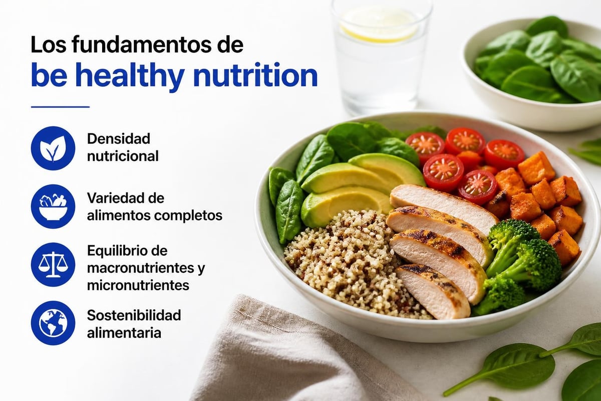 Principios de nutrición saludable