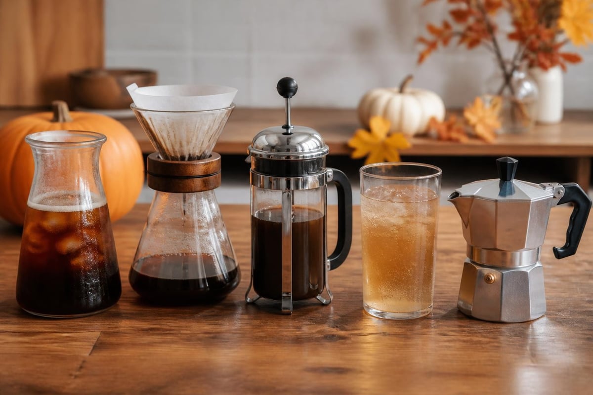 Pumpkin spice coffee variations