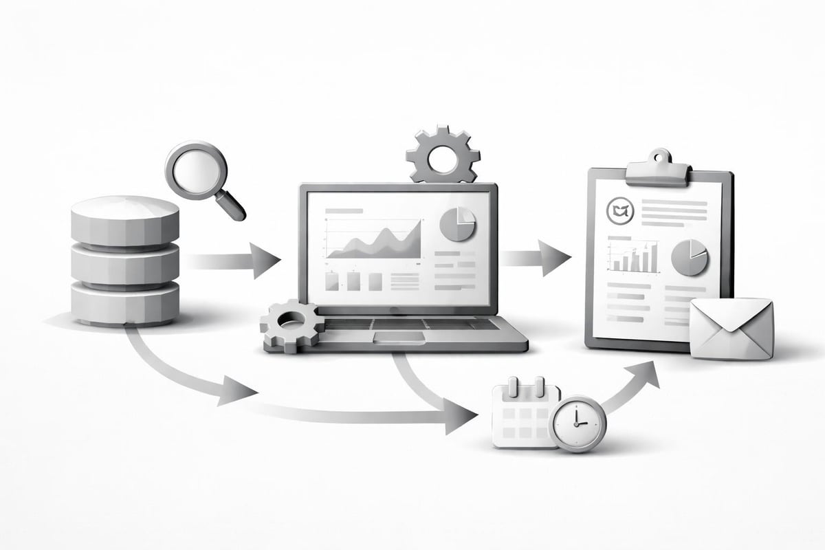 Agency reporting workflow