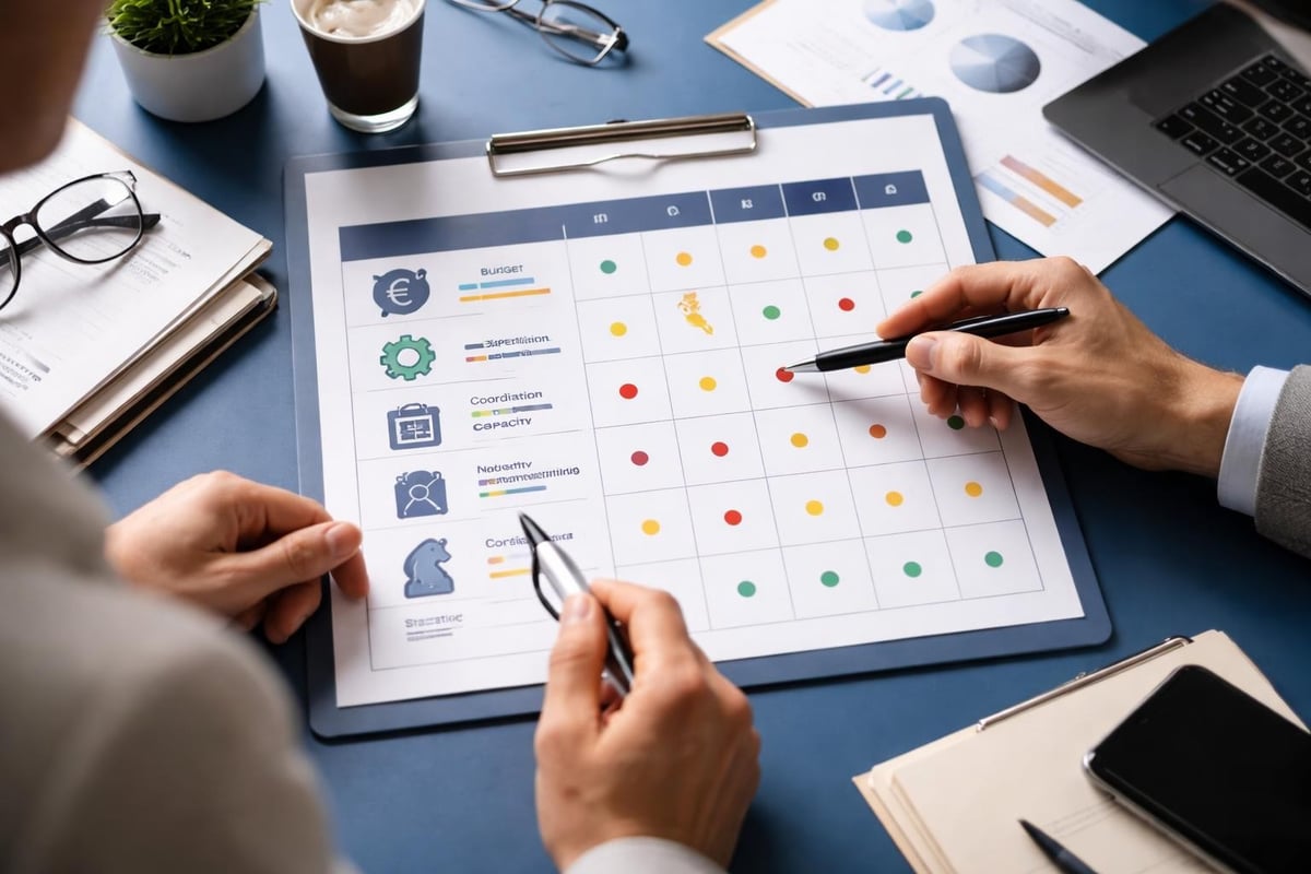 Agentur-Auswahlkriterien